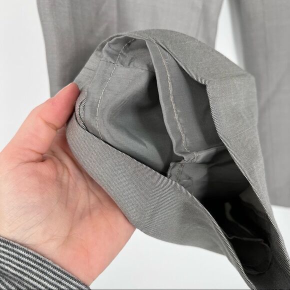 Talbots Silk Rayon Blend Trouser Pants size 6 straight leg career professional - Picture 8 of 8